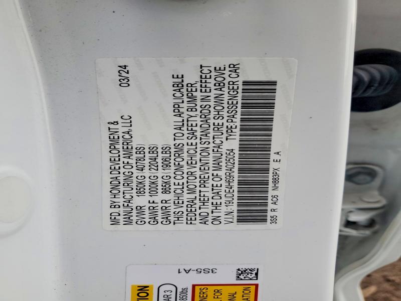 Aukcja sprzedaży 2024 Acura Integra, vin: 19UDE4H69RA025054, numer aukcji: 46239066