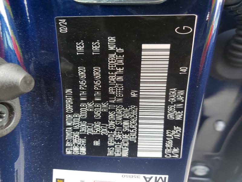 Aukcja sprzedaży 2024 Toyota 4runner, vin: JTEKU5JR2R6258629, numer aukcji: 41615506