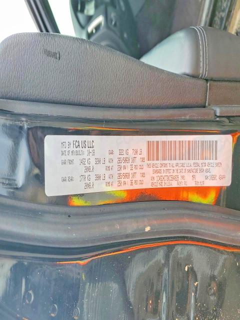 Продаж на аукціоні авто 2019 Dodge Durango, vin: 1C4SDHCT3KC584929, номер лоту: 45609606
