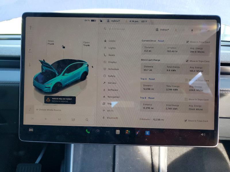 2026 Tesla Model Y მანქანა იყიდება აუქციონზე, vin: 7SAYGDED3TF416585, აუქციონის ნომერი: 46372766