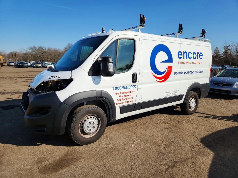 45557616 :رقم المزاد ، 3C6LRVVG4RE145799 vin ، 2024 Ram Promaster 2500 مزاد بيع