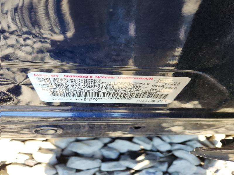 Продаж на аукціоні авто 2011 Mitsubishi Outlander Sport, vin: JA4AR4AU0BZ009762, номер лоту: 46365646