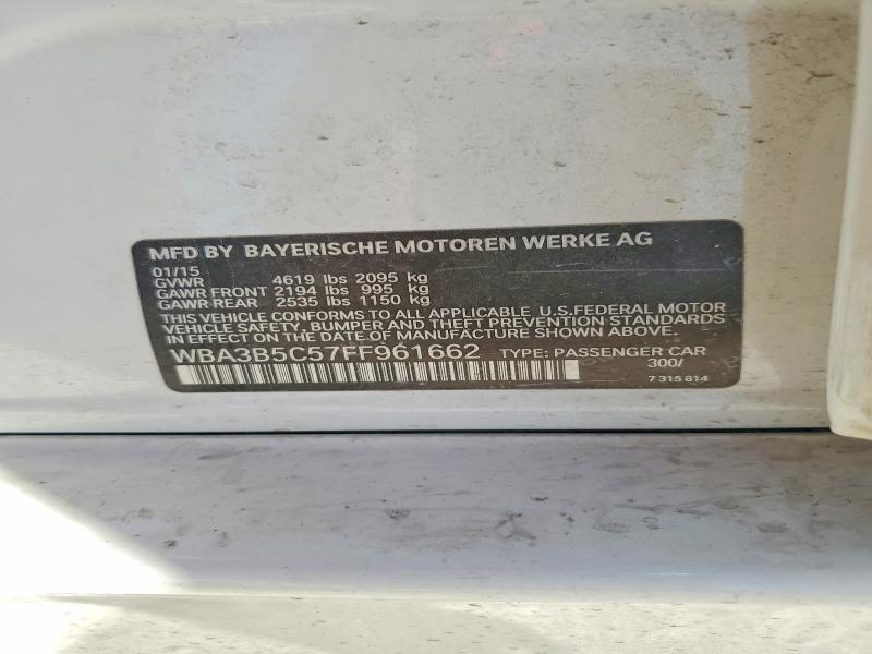 2015 Bmw 328 მანქანა იყიდება აუქციონზე, vin: WBA3B5C57FF961662, აუქციონის ნომერი: 47046956