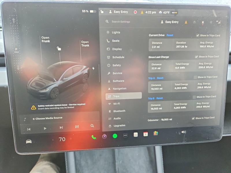 Aukcja sprzedaży 2024 Tesla Model 3, vin: 5YJ3E1EA9RF861200, numer aukcji: 78370285