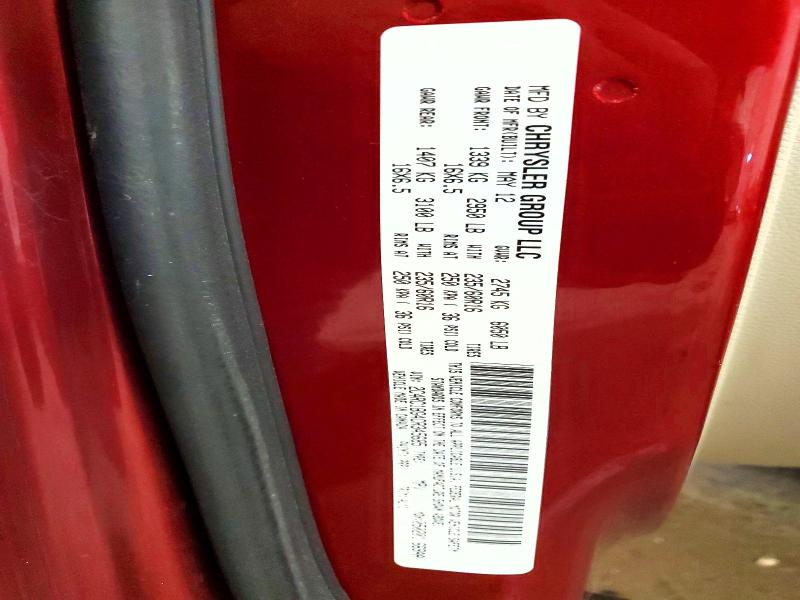 Продаж на аукціоні авто 2012 Chrysler Town & Country, vin: 2C4RC1BG4CR345685, номер лоту: 45930416