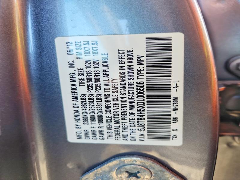 Auction sale of the 2013 Acura Rdx, vin: 5J8TB4H5XDL006506, lot number: 46847246