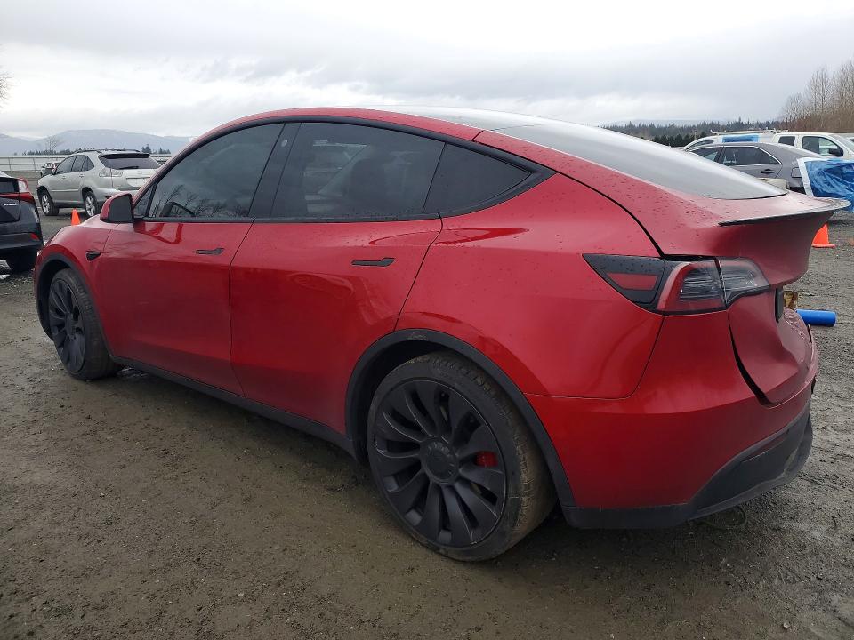 2021 Tesla Model Y მანქანა იყიდება აუქციონზე, vin: 5YJYGDEF7MF173377, აუქციონის ნომერი: 45786046