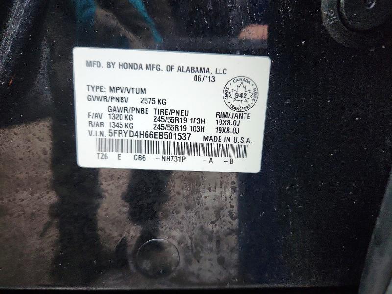 Продажа на аукционе авто 2014 Acura Mdx, vin: 5FRYD4H66EB501537, номер лота: 45525456