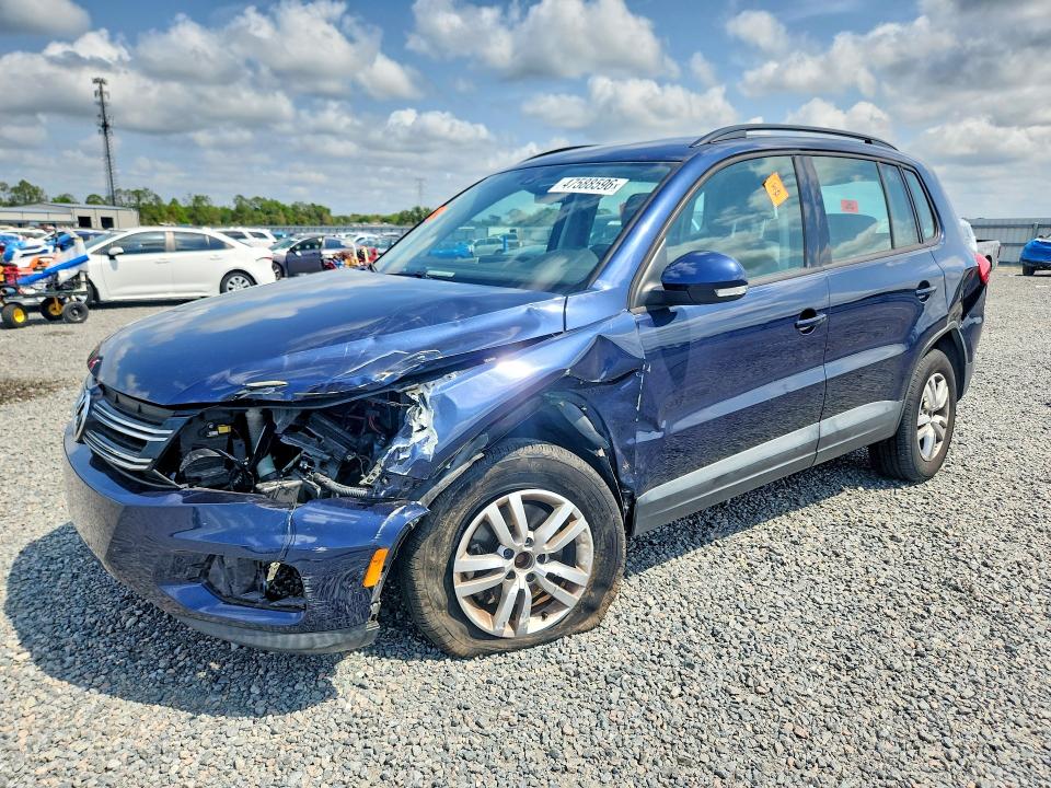 2016 Volkswagen Tiguan მანქანა იყიდება აუქციონზე, vin: WVGAV7AX5GW510891, აუქციონის ნომერი: 47588596