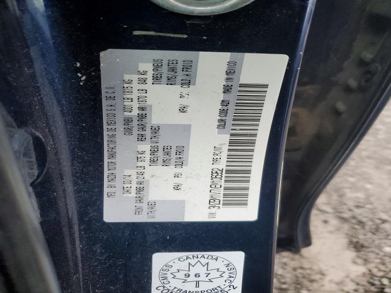 47466786 :رقم المزاد ، 3MZBM1V7XEM106952 vin ، 2014 Mazda 3 مزاد بيع
