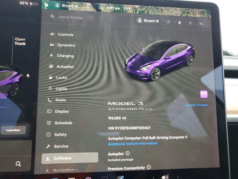 Aukcja sprzedaży 2021 Tesla Model 3, vin: 5YJ3E1EA6MF100407, numer aukcji: 41933206