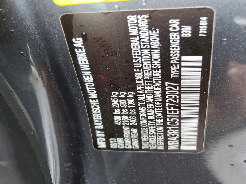 Aukcja sprzedaży 2014 Bmw 435, vin: WBA3R1C51EF729027, numer aukcji: 41583176