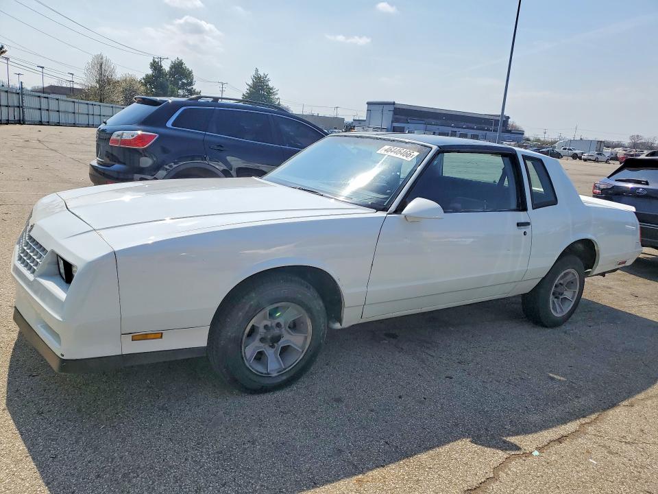 1987 Chev Monte Carlo მანქანა იყიდება აუქციონზე, vin: 1G1GZ11G4HP131739, აუქციონის ნომერი: 46446466