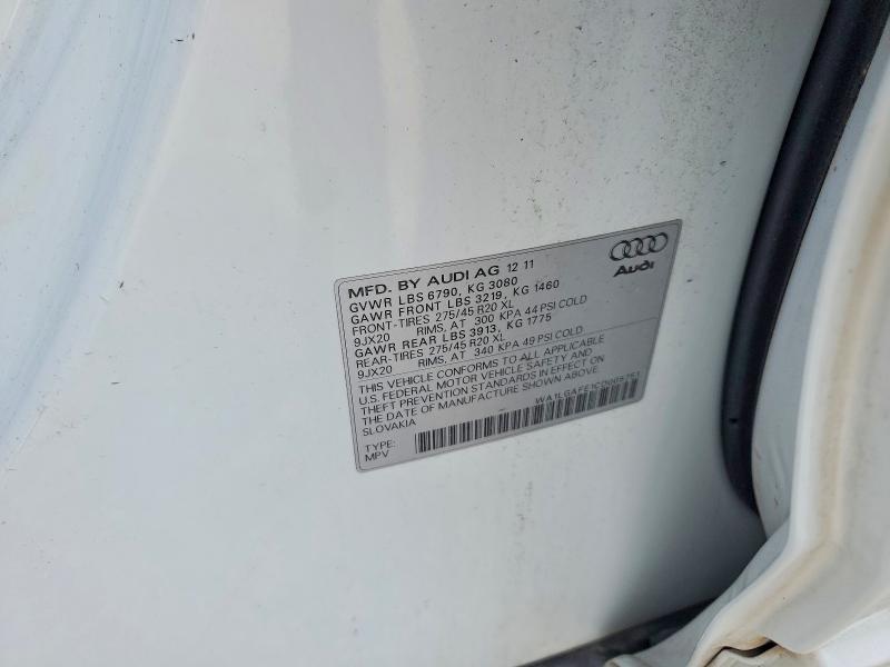Продажа на аукционе авто 2012 Audi Q7, vin: WA1LGAFE1CD005751, номер лота: 79731185