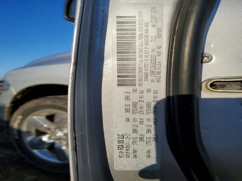 47778436 :رقم المزاد ، 1C6RR7LG9JS222323 vin ، 2018 Ram 1500 مزاد بيع