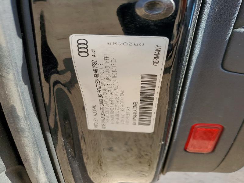 2018 Audi A4 მანქანა იყიდება აუქციონზე, vin: WAUKMAF47JA145686, აუქციონის ნომერი: 79804345