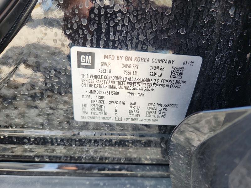 Продажа на аукционе авто 2022 Buick Encore Gx, vin: KL4MMDSLXNB115909, номер лота: 48074366
