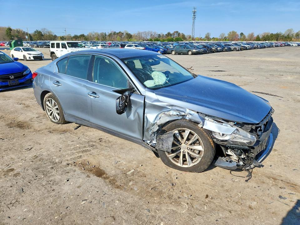 48281446 :رقم المزاد ، JN1BV7AP8FM348857 vin ، 2015 Infiniti Q50 مزاد بيع