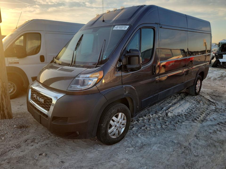46740076 :رقم المزاد ، 3C6TRVDG7KE516090 vin ، 2019 Ram Promaster 2500 مزاد بيع