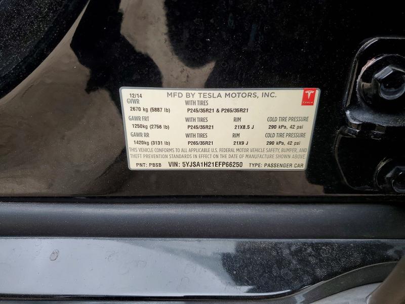 Продажа на аукционе авто 2014 Tesla Model S, vin: 5YJSA1H21EFP66250, номер лота: 41695456