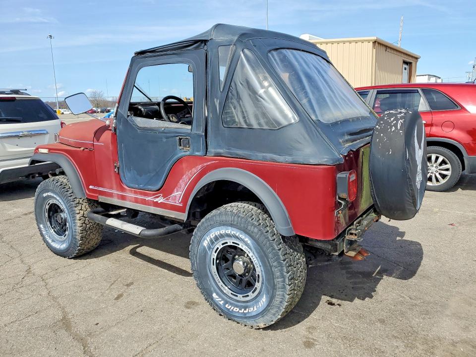 1977 Jeep Jeep Cj5 მანქანა იყიდება აუქციონზე, vin: J7F83AE104962, აუქციონის ნომერი: 45558636