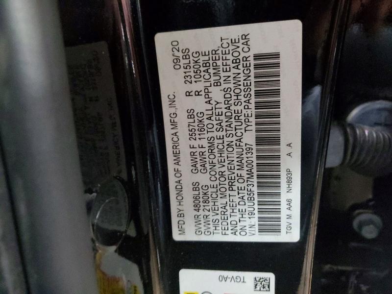 Продажа на аукционе авто 2021 Acura Tlx, vin: 19UUB5F37MA001397, номер лота: 79933275
