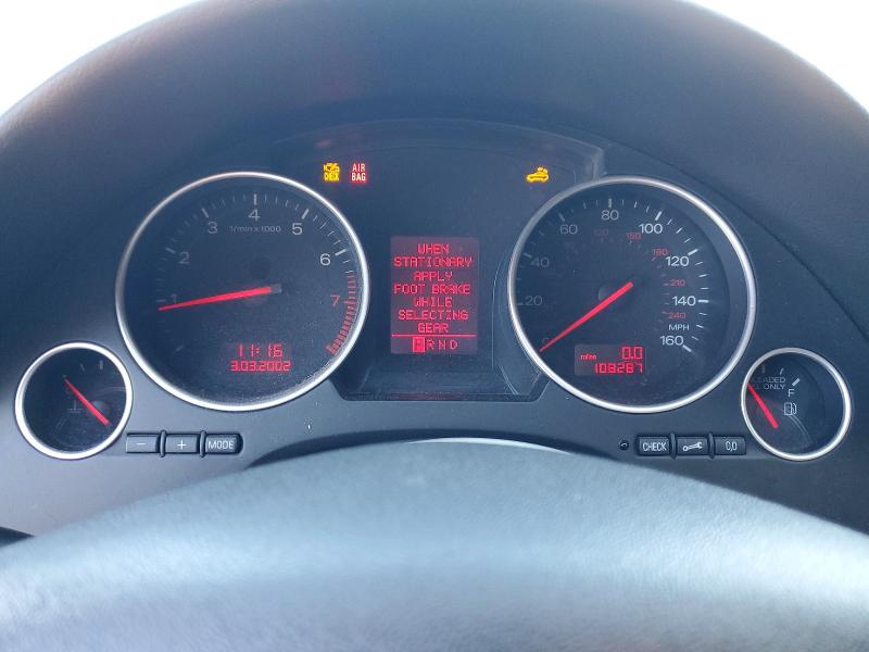 2003 Audi A4 მანქანა იყიდება აუქციონზე, vin: WAUAC48H83K015963, აუქციონის ნომერი: 41965196