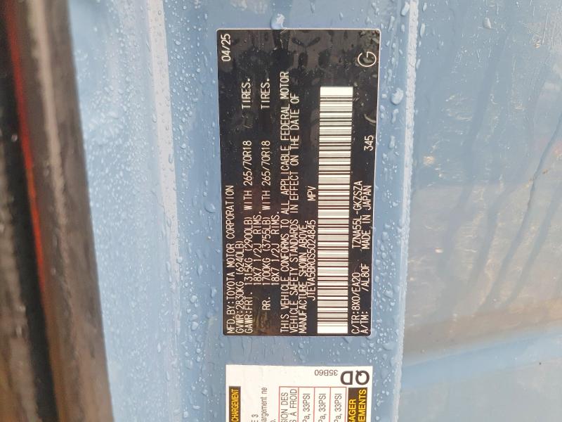 78589395 :رقم المزاد ، JTEVA5BR0S5024845 vin ، 2025 Toyota 4runner مزاد بيع