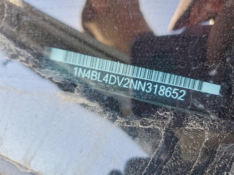 46766286 :رقم المزاد ، 1N4BL4DV2NN318652 vin ، 2022 Nissan Altima مزاد بيع