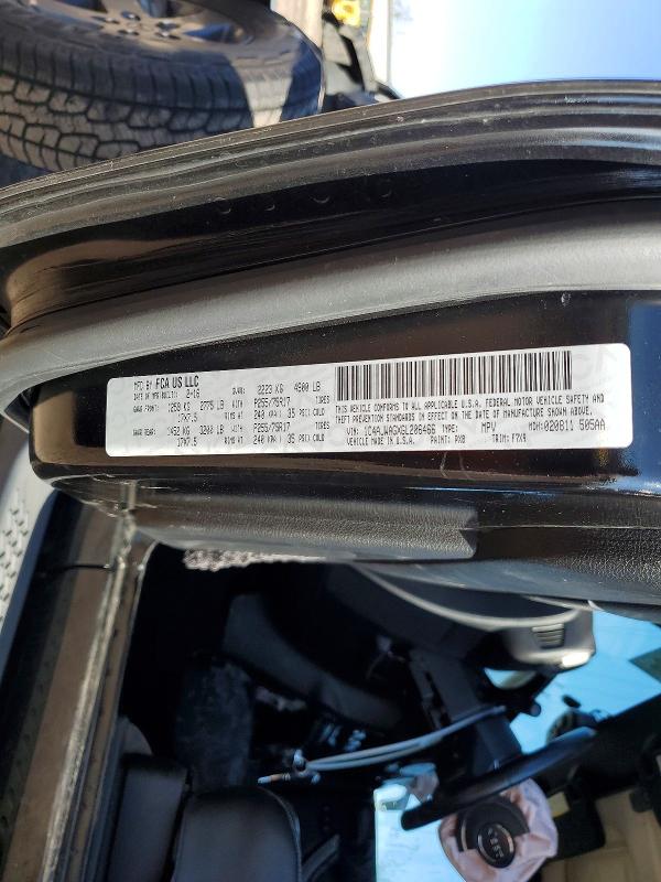 45573336 :رقم المزاد ، 1C4AJWAGXGL206466 vin ، 2016 Jeep Wrangler مزاد بيع
