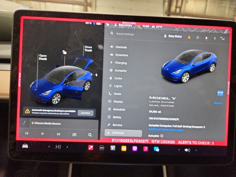Aukcja sprzedaży 2020 Tesla Model Y, vin: 5YJYGDEE3LF030271, numer aukcji: 46277006