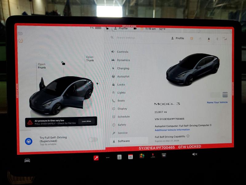 2023 Tesla Model 3 მანქანა იყიდება აუქციონზე, vin: 5YJ3E1EA1PF700465, აუქციონის ნომერი: 47204906