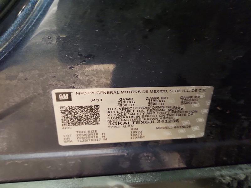 46987086 :رقم المزاد ، 3GKALTEX6JL341236 vin ، 2018 Gmc Terrain مزاد بيع