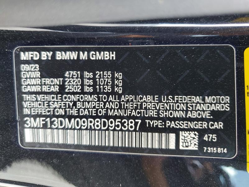 Продажа на аукционе авто 2024 Bmw M2, vin: 3MF13DM09R8D95387, номер лота: 79690155