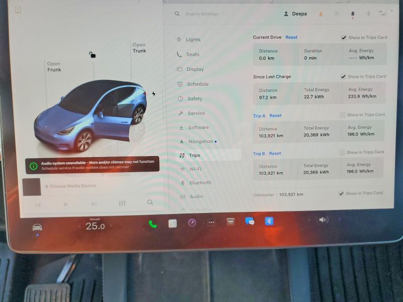 41877826 :رقم المزاد ، 7SAYGDEE9NF425531 vin ، 2022 Tesla Model Y مزاد بيع