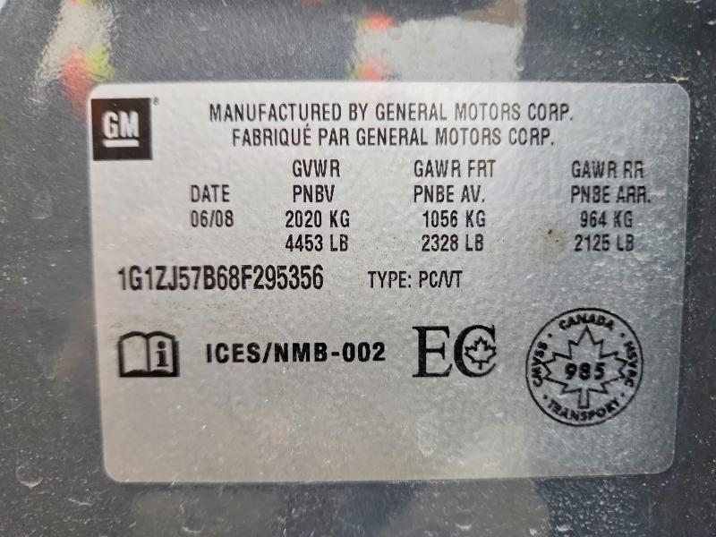 Aukcja sprzedaży 2008 Chevrolet Malibu, vin: 1G1ZJ57B68F295356, numer aukcji: 78381435