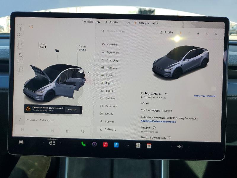 Продажа на аукционе авто 2026 Tesla Model Y, vin: 7SAYGDED2TF422250, номер лота: 46387246