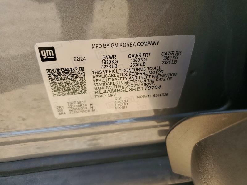 45502556 :رقم المزاد ، KL4AMBSL8RB179704 vin ، 2024 Buick Encore Gx مزاد بيع