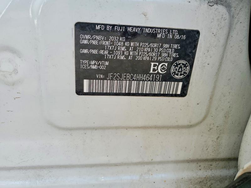 Продажа на аукционе авто 2017 Subaru Forester, vin: JF2SJEBC4HH464191, номер лота: 79050565