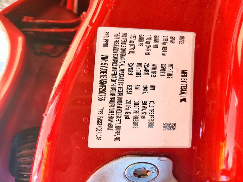 Aukcja sprzedaży 2022 Tesla Model 3, vin: 5YJ3E1EA5NF290766, numer aukcji: 47295226