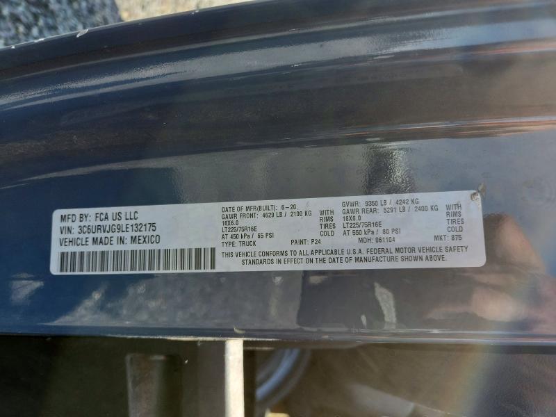 Продажа на аукционе авто 2020 Ram Promaster 3500, vin: 3C6URVJG9LE132175, номер лота: 47229956