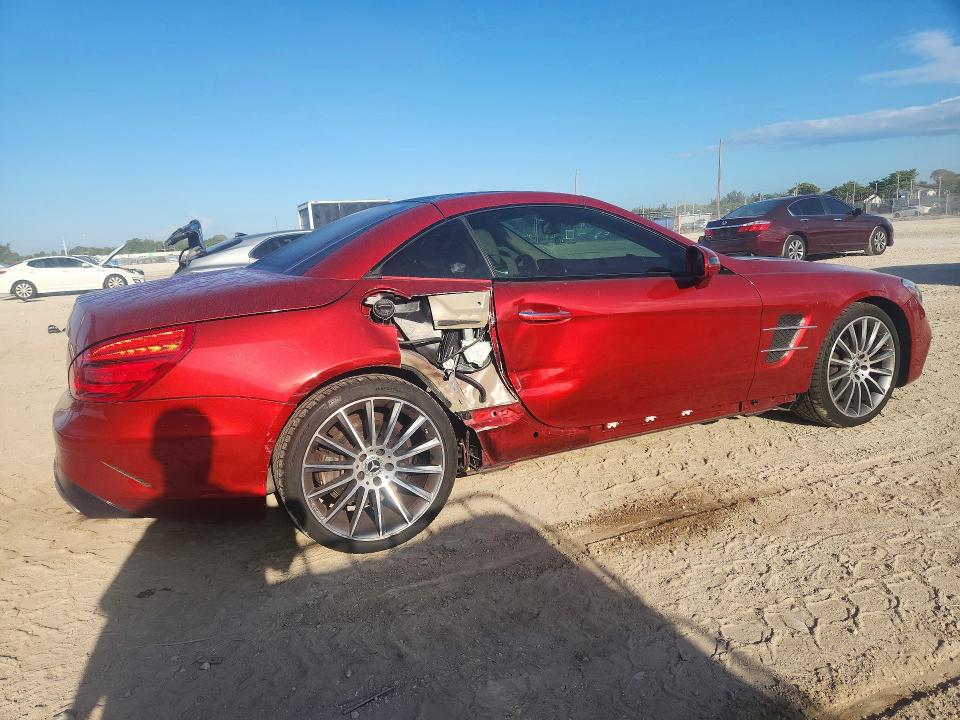2018 Mercedes-benz Sl მანქანა იყიდება აუქციონზე, vin: WDDJK6GA9JF053526, აუქციონის ნომერი: 47518036