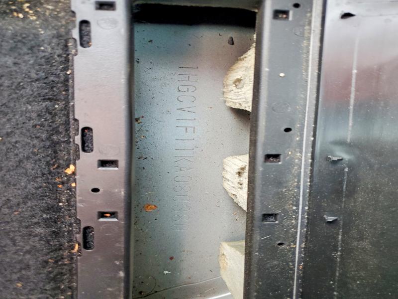 2019 Honda Accord მანქანა იყიდება აუქციონზე, vin: 1HGCV1F11KA080380, აუქციონის ნომერი: 79562225