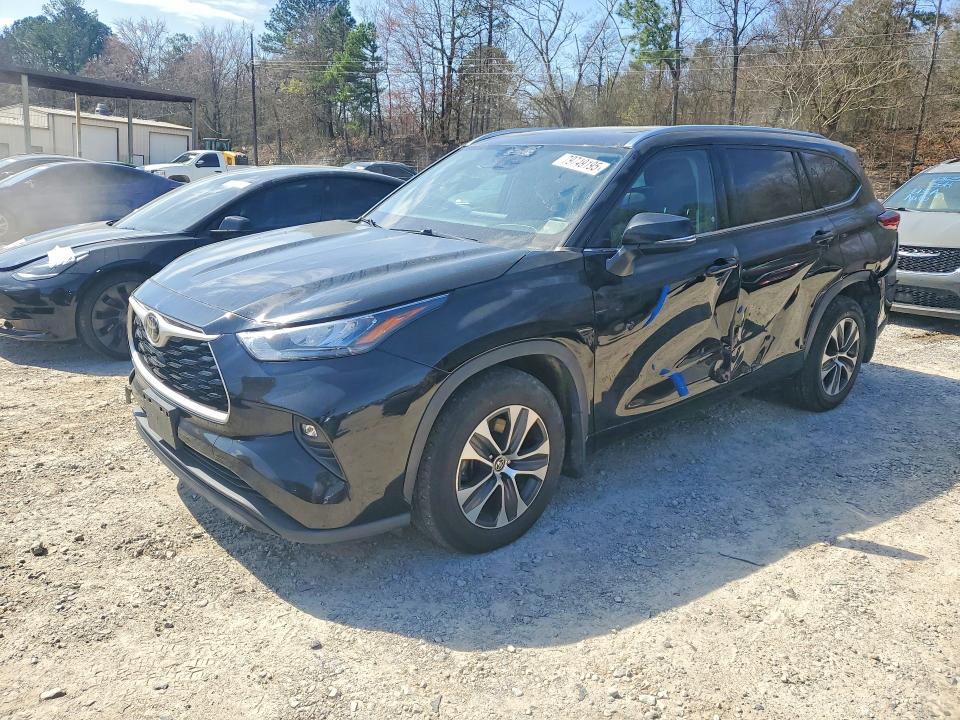 79749195 :رقم المزاد ، 5TDGZRBH9LS504284 vin ، 2020 Toyota Highlander مزاد بيع