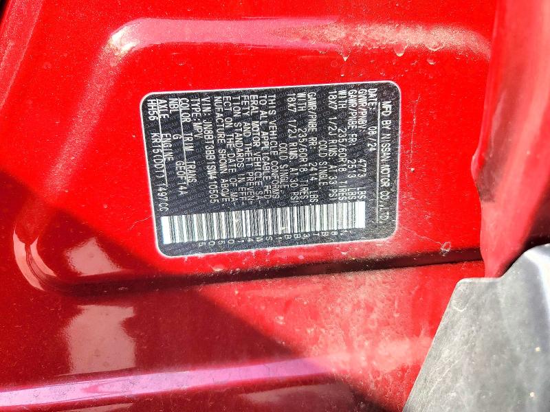 Продажа на аукционе авто 2025 Nissan Rogue, vin: JN8BT3BB1SW410505, номер лота: 48246656