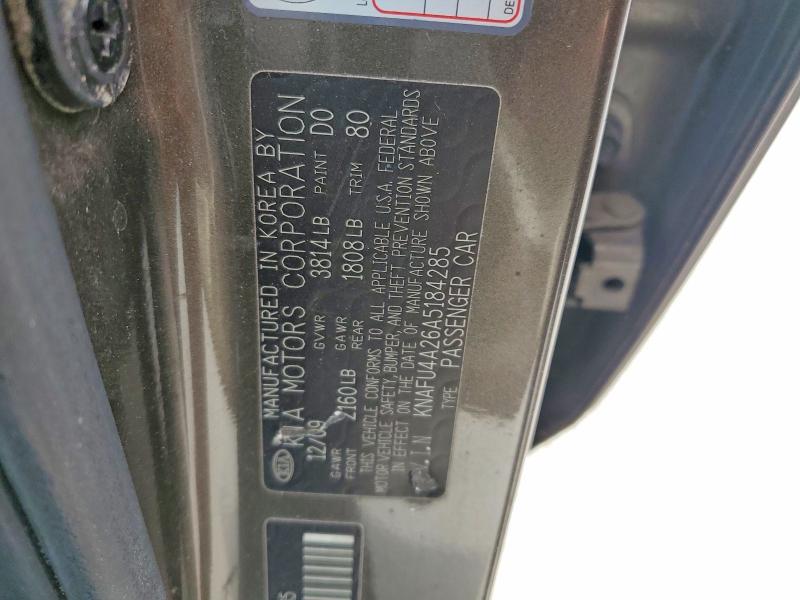 Продажа на аукционе авто 2010 Kia Forte, vin: KNAFU4A26A5184285, номер лота: 79317465