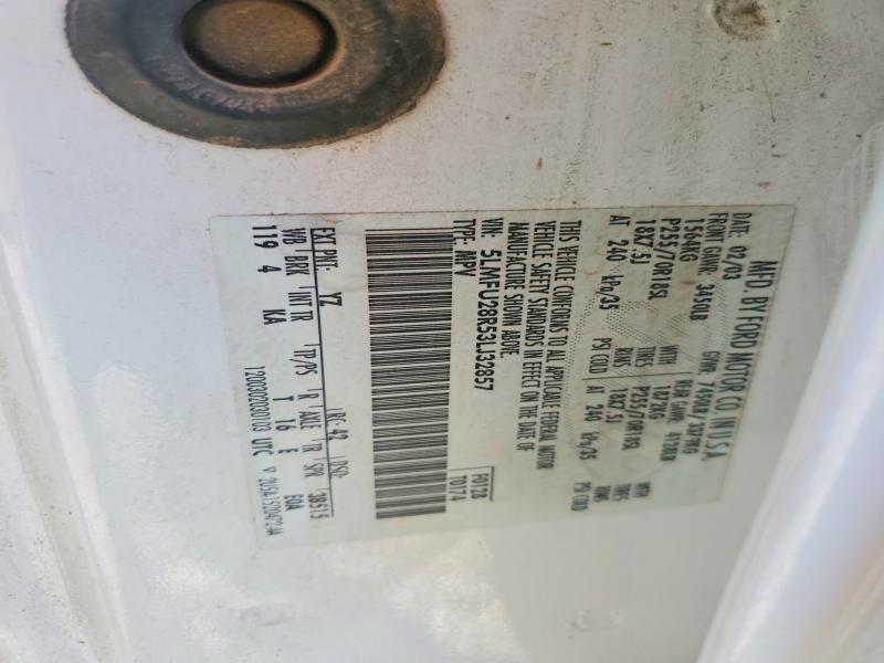 2003 Lincoln Navigator მანქანა იყიდება აუქციონზე, vin: 5LMFU28R53LJ32857, აუქციონის ნომერი: 47591956