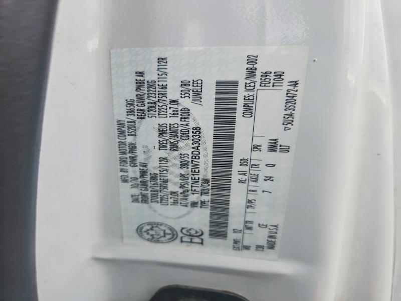 Продажа на аукционе авто 2011 Ford Econoline, vin: 1FTNE1EW7BDA30358, номер лота: 45791166