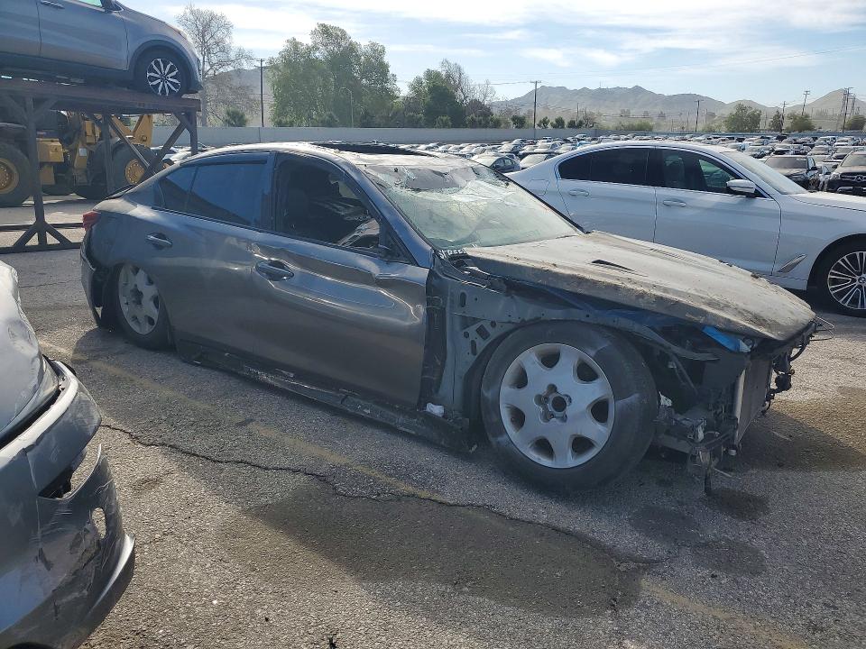 77533865 :رقم المزاد ، JN1BV7AP9FM346857 vin ، 2015 Infiniti Q50 مزاد بيع