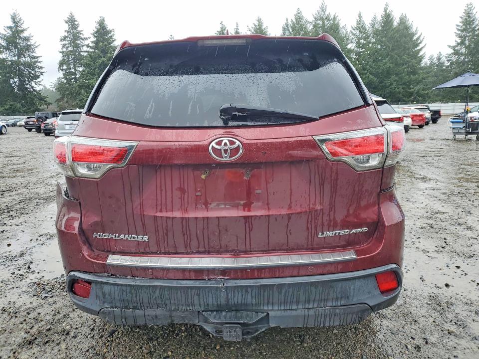 46879446 :رقم المزاد ، 5TDDKRFH5GS325554 vin ، 2016 Toyota Highlander مزاد بيع